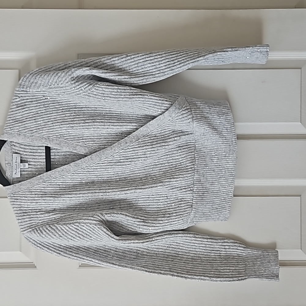 Michael Stars ,NWOT, Laurel Surplice Sequins Sweater,SP - Picture 5 of 10